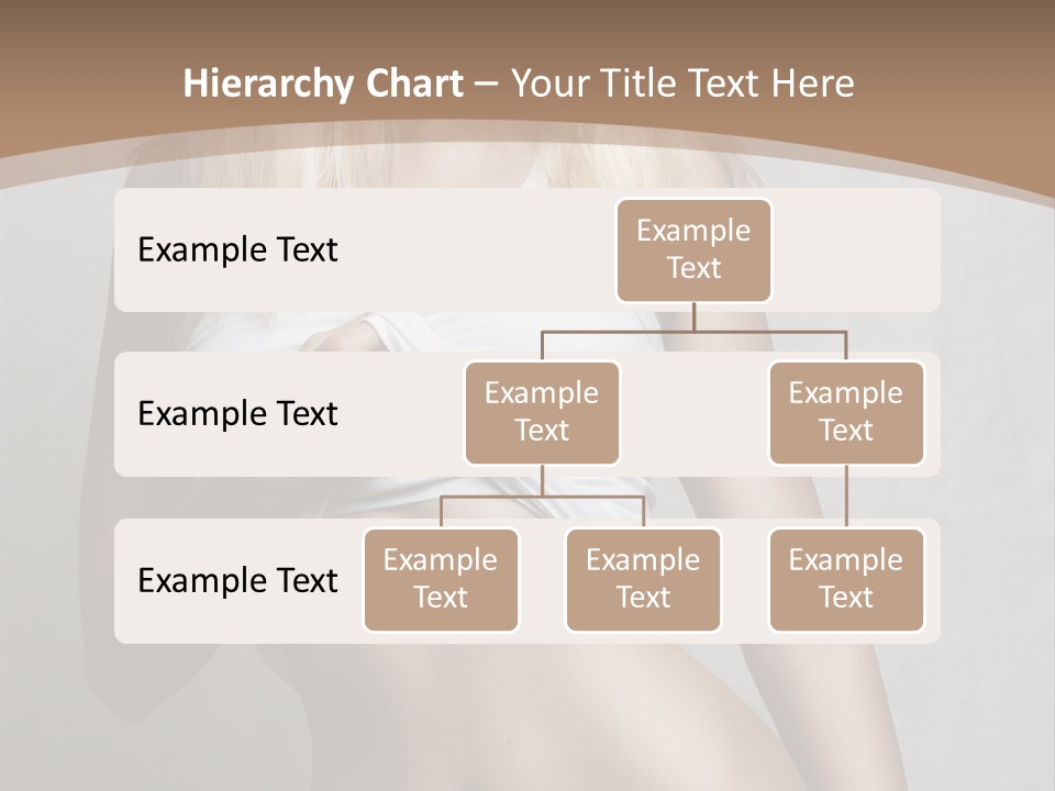 Female Waist Young PowerPoint Template