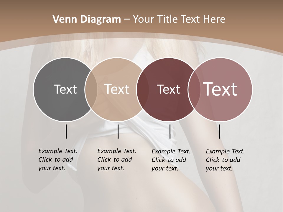 Female Waist Young PowerPoint Template