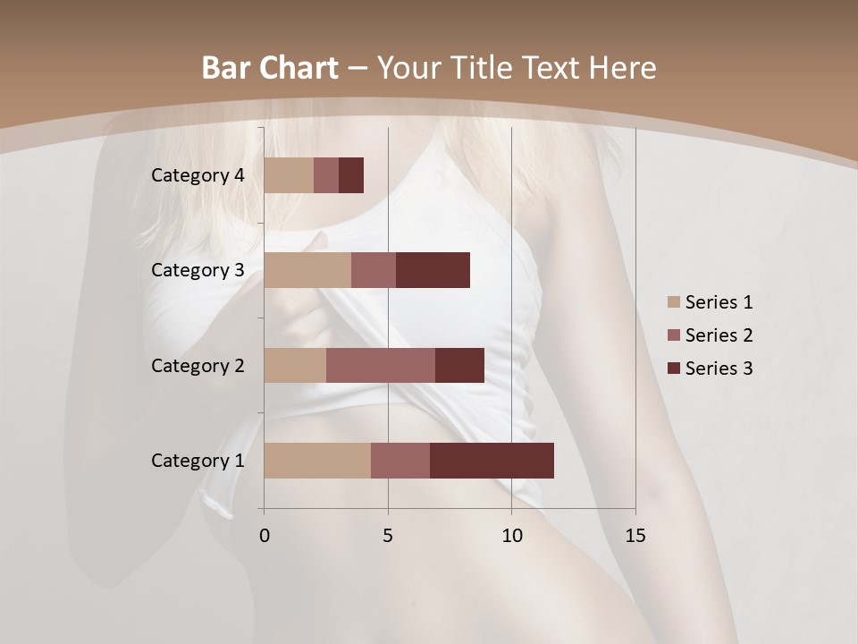 Female Waist Young PowerPoint Template