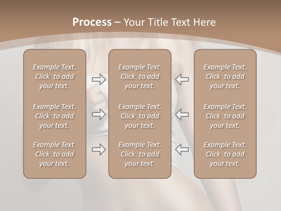 Female Waist Young PowerPoint Template