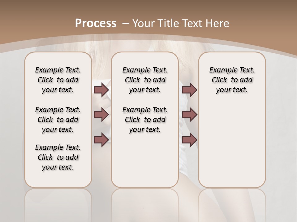 Female Waist Young PowerPoint Template