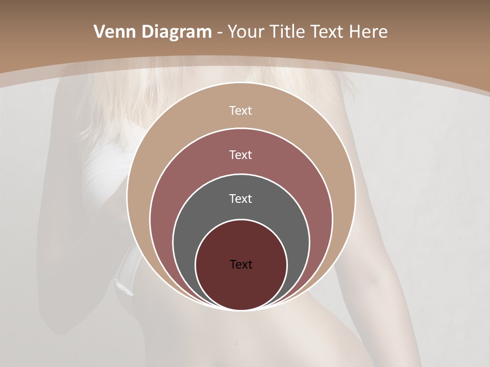 Female Waist Young PowerPoint Template