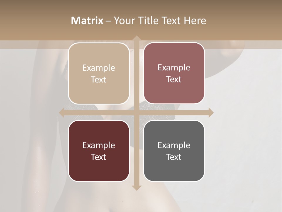 Glamour Beauty Shape PowerPoint Template