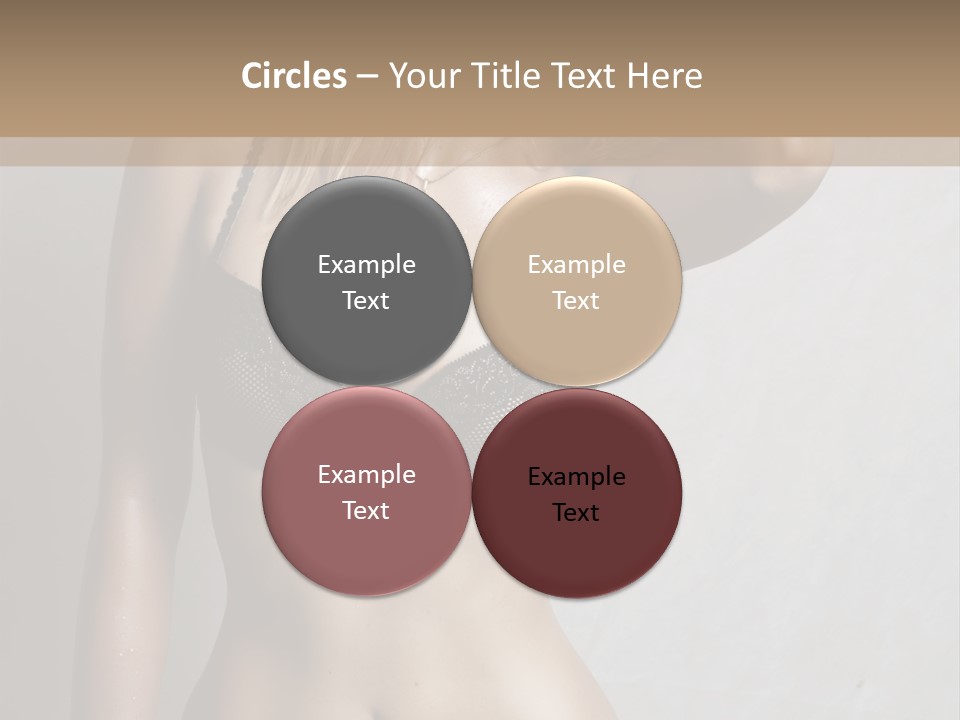 Glamour Beauty Shape PowerPoint Template