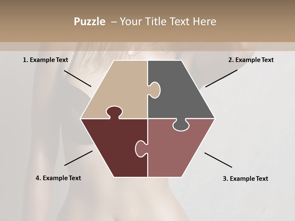 Glamour Beauty Shape PowerPoint Template