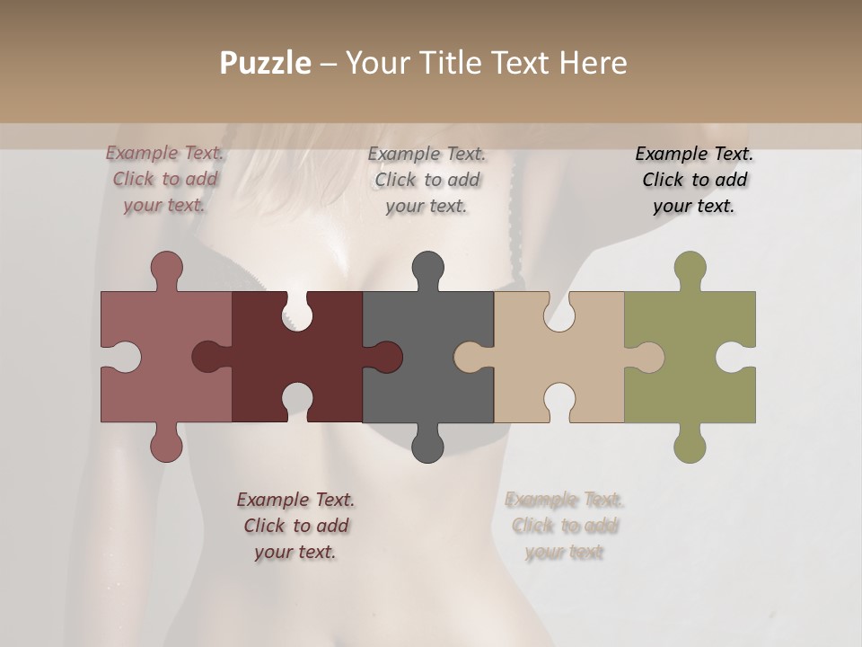 Glamour Beauty Shape PowerPoint Template