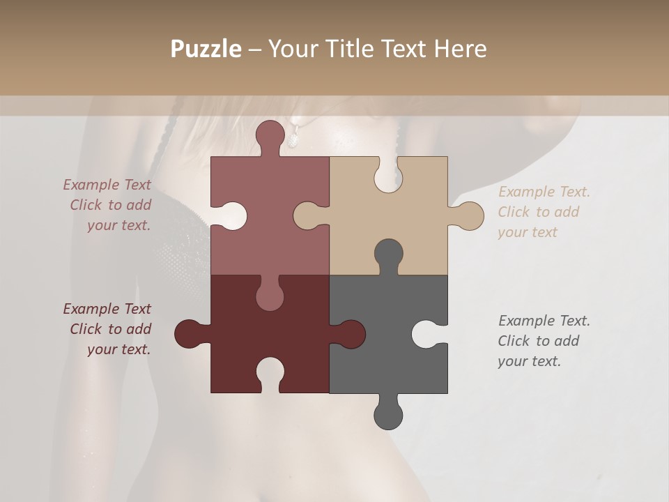 Glamour Beauty Shape PowerPoint Template