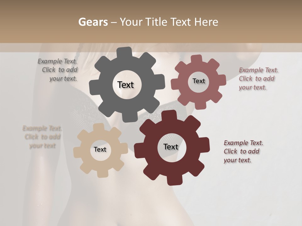 Glamour Beauty Shape PowerPoint Template