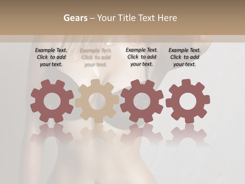 Glamour Beauty Shape PowerPoint Template