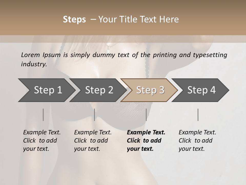 Glamour Beauty Shape PowerPoint Template