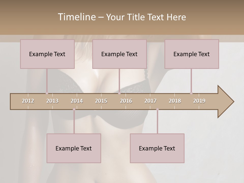 Glamour Beauty Shape PowerPoint Template