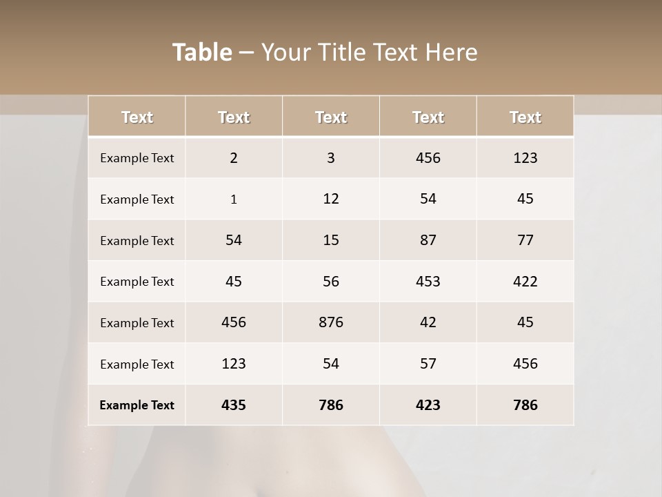 Glamour Beauty Shape PowerPoint Template