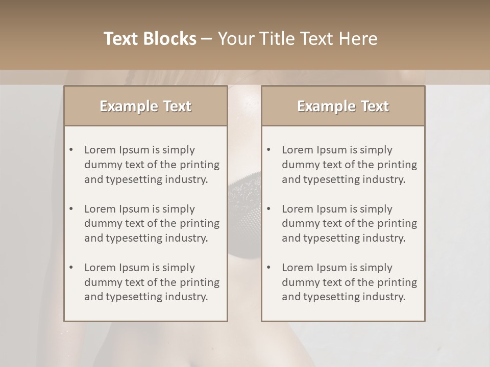 Glamour Beauty Shape PowerPoint Template