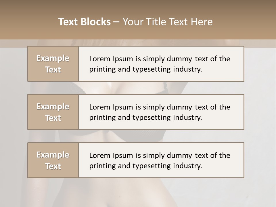 Glamour Beauty Shape PowerPoint Template