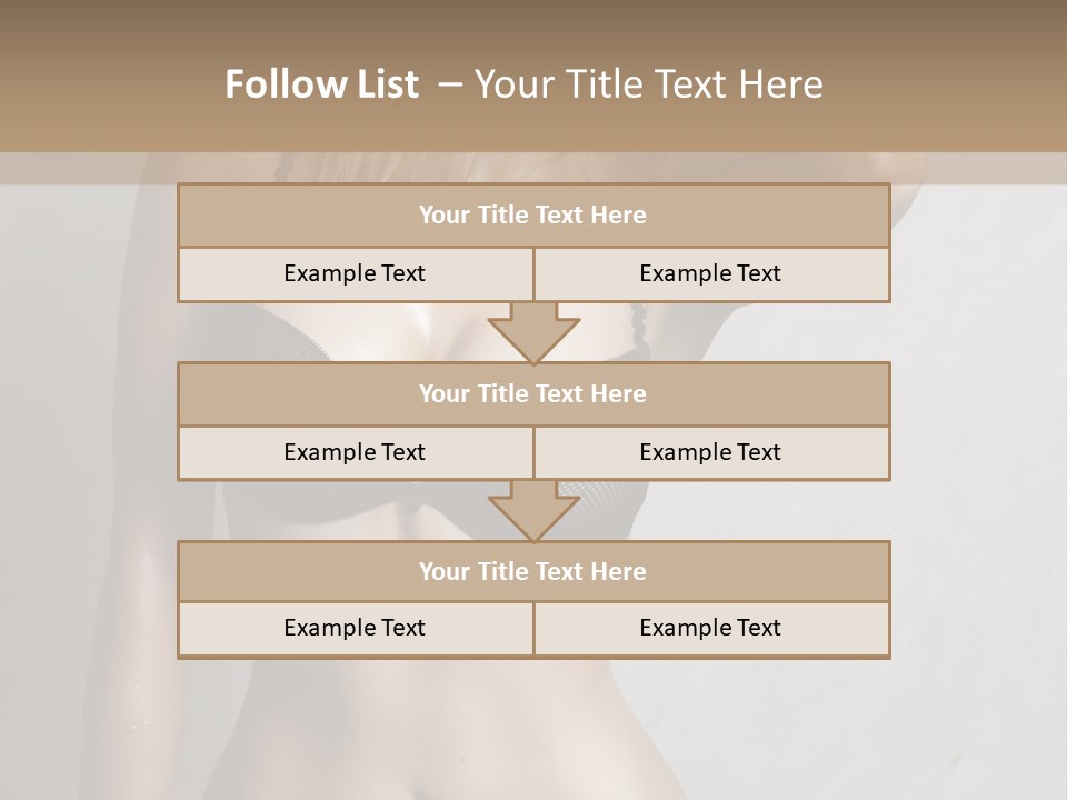 Glamour Beauty Shape PowerPoint Template