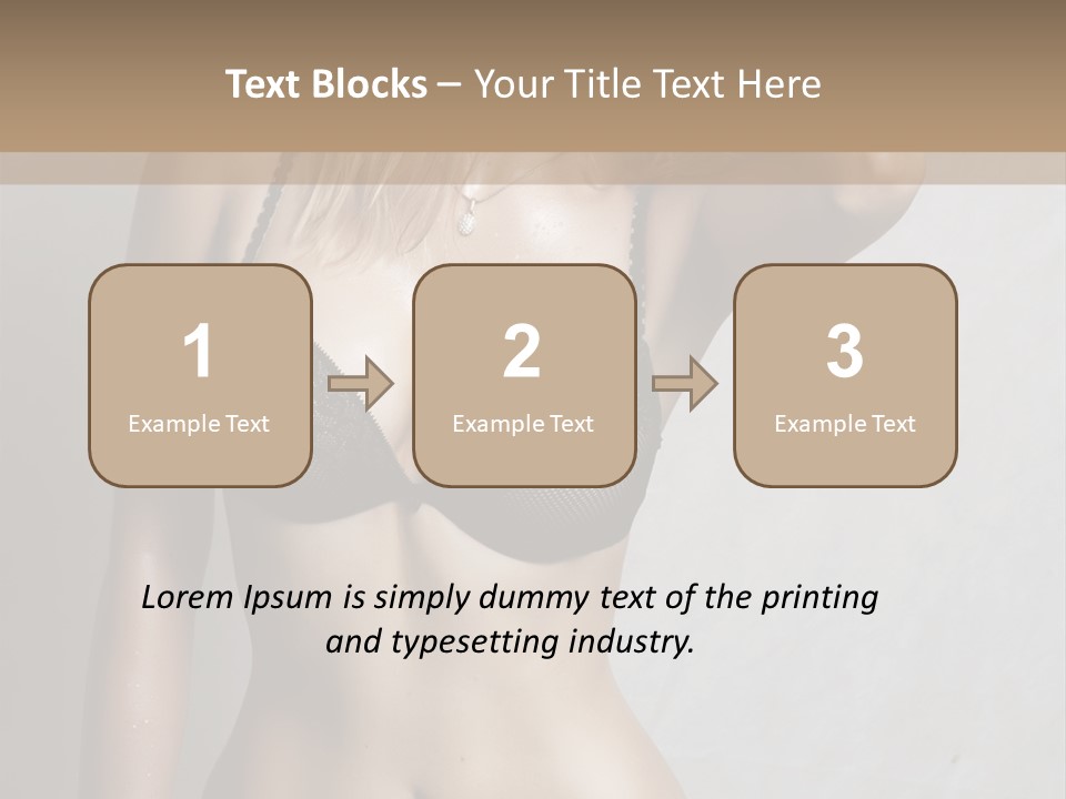 Glamour Beauty Shape PowerPoint Template