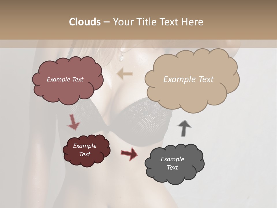 Glamour Beauty Shape PowerPoint Template