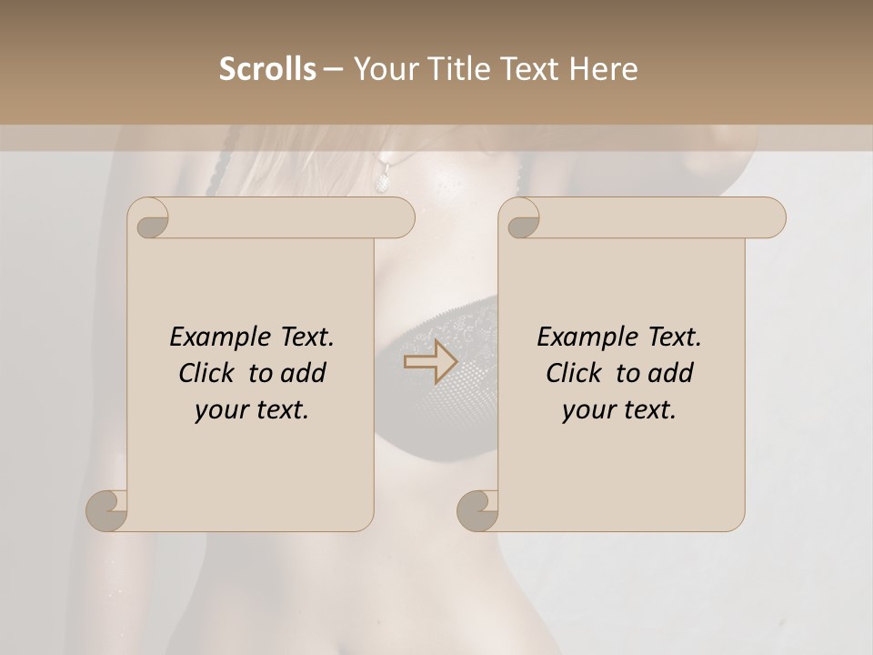 Glamour Beauty Shape PowerPoint Template