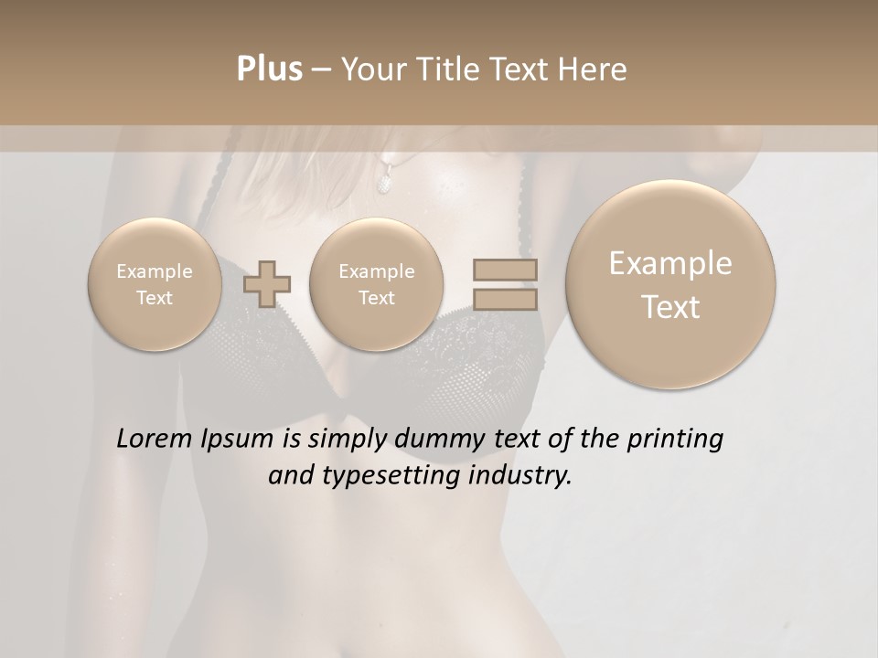 Glamour Beauty Shape PowerPoint Template