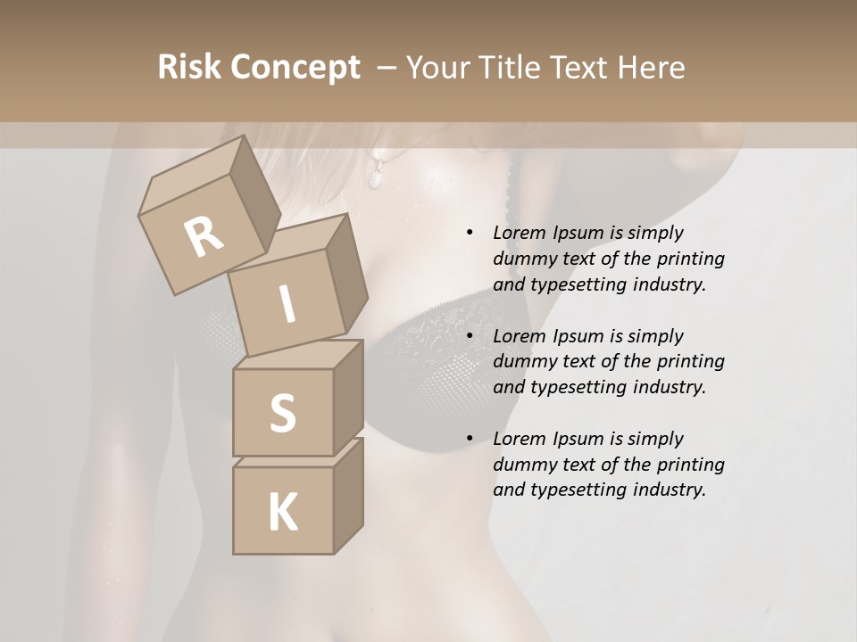 Glamour Beauty Shape PowerPoint Template