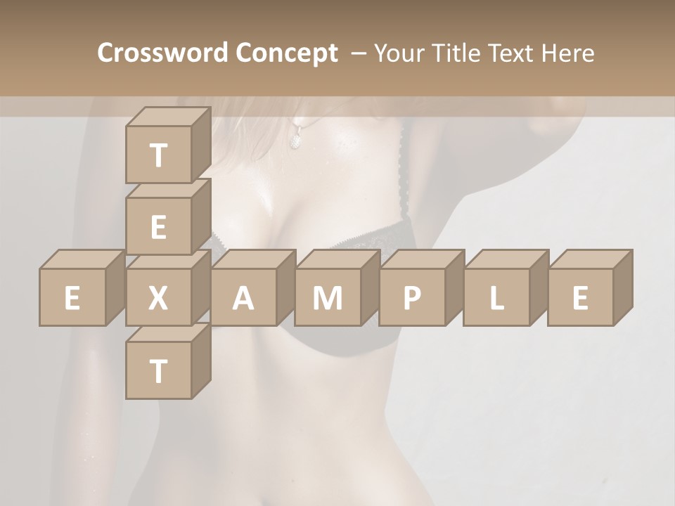 Glamour Beauty Shape PowerPoint Template