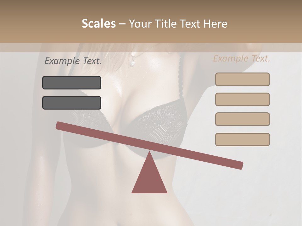 Glamour Beauty Shape PowerPoint Template