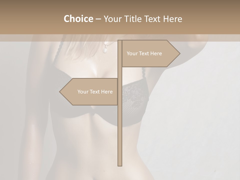 Glamour Beauty Shape PowerPoint Template