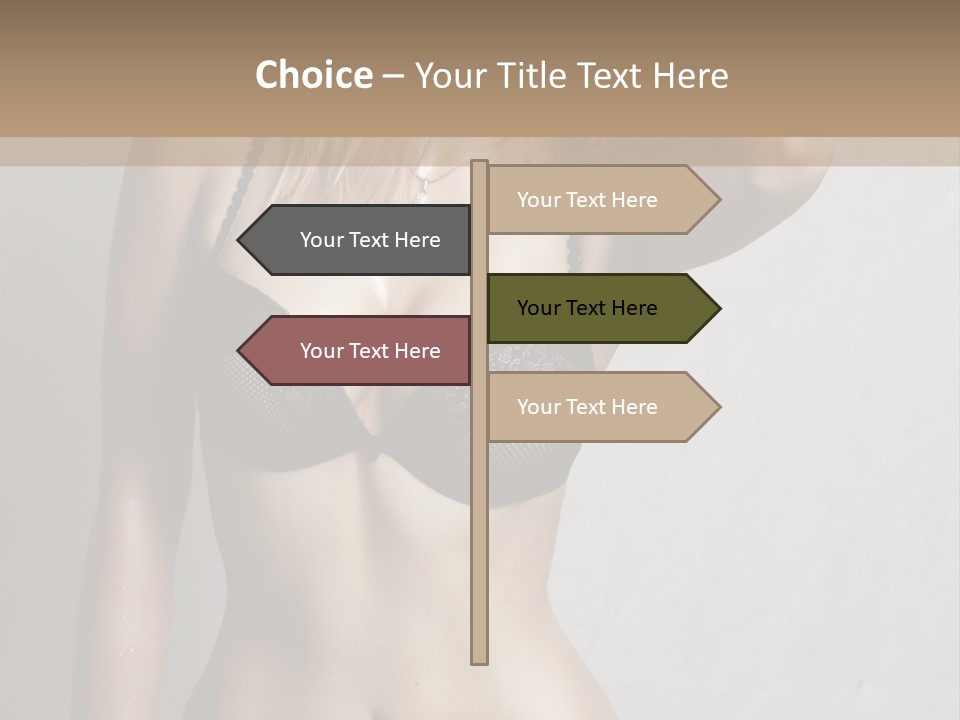 Glamour Beauty Shape PowerPoint Template