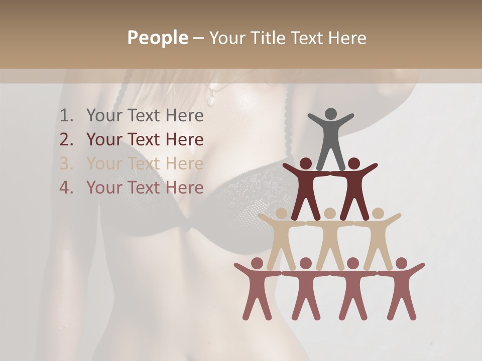 Glamour Beauty Shape PowerPoint Template