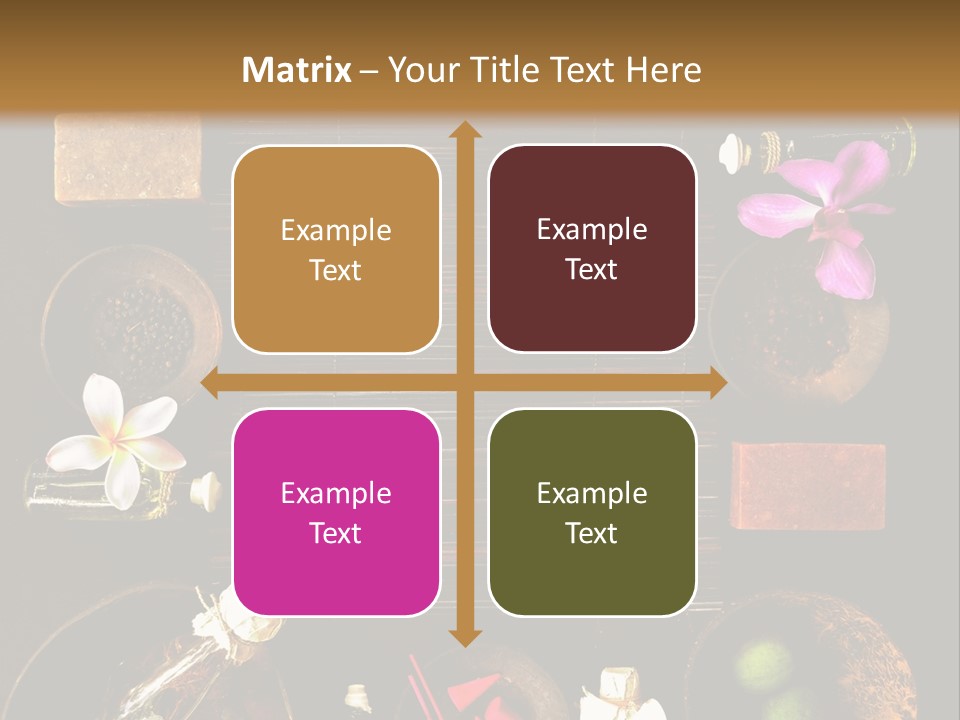 Spice Spa Orchid PowerPoint Template