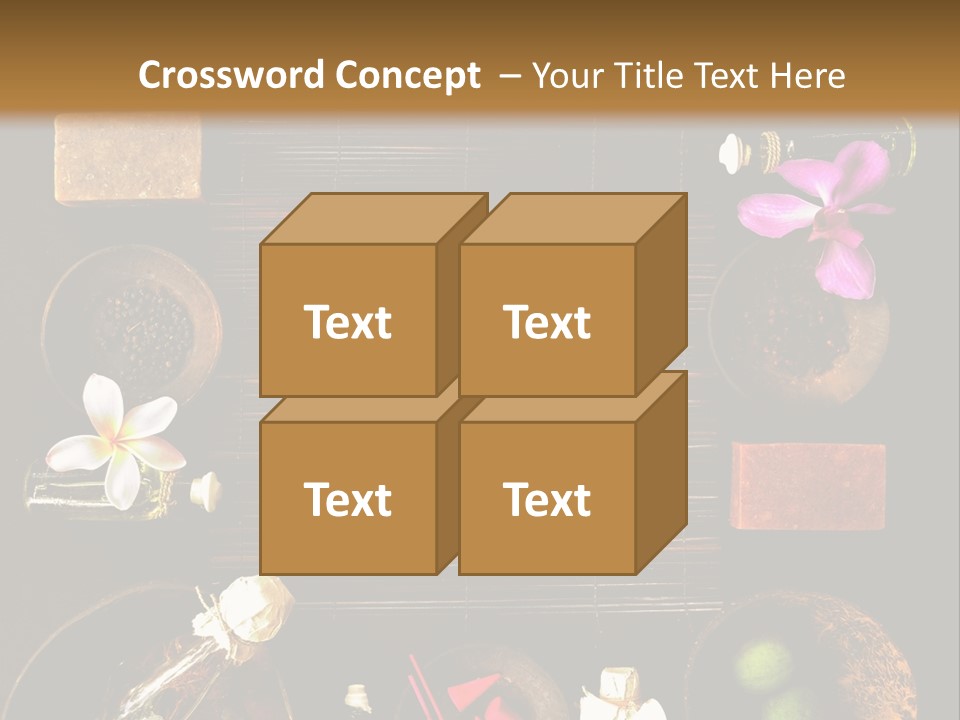 Spice Spa Orchid PowerPoint Template