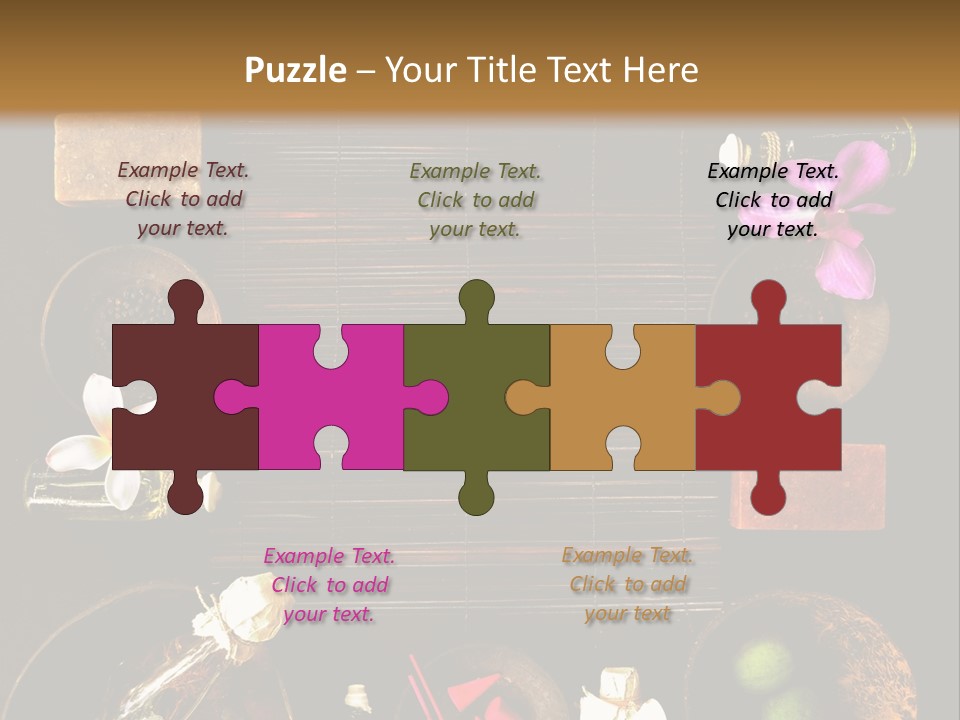 Spice Spa Orchid PowerPoint Template