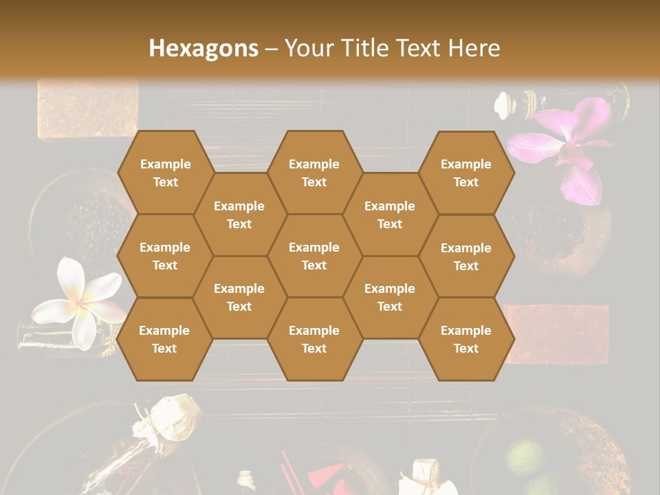 Spice Spa Orchid PowerPoint Template