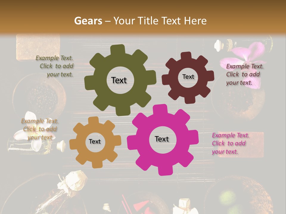 Spice Spa Orchid PowerPoint Template