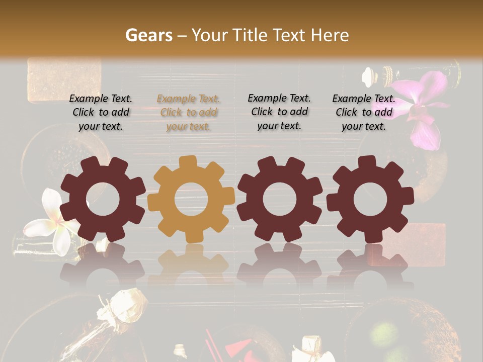 Spice Spa Orchid PowerPoint Template