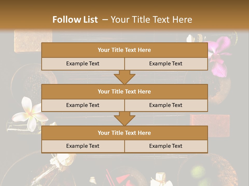 Spice Spa Orchid PowerPoint Template