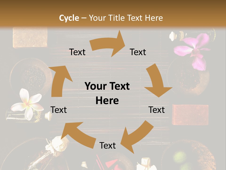 Spice Spa Orchid PowerPoint Template