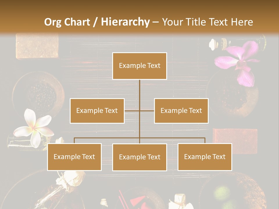 Spice Spa Orchid PowerPoint Template