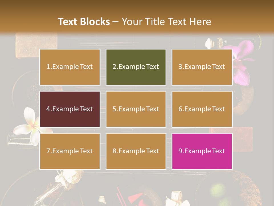 Spice Spa Orchid PowerPoint Template