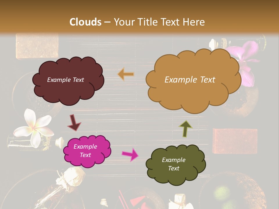 Spice Spa Orchid PowerPoint Template