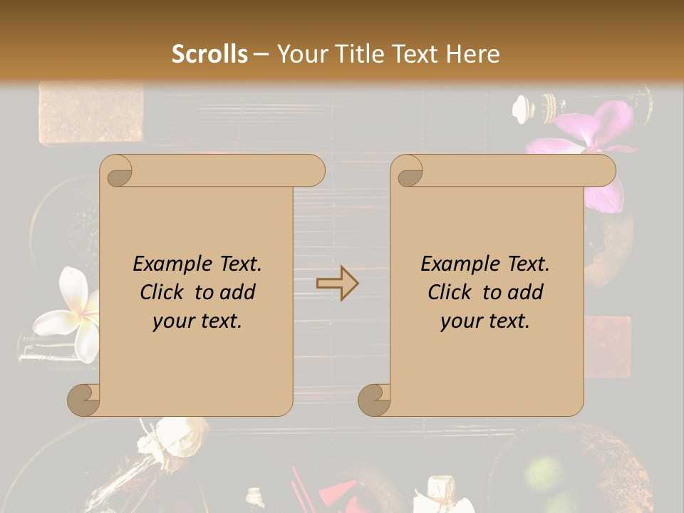 Spice Spa Orchid PowerPoint Template