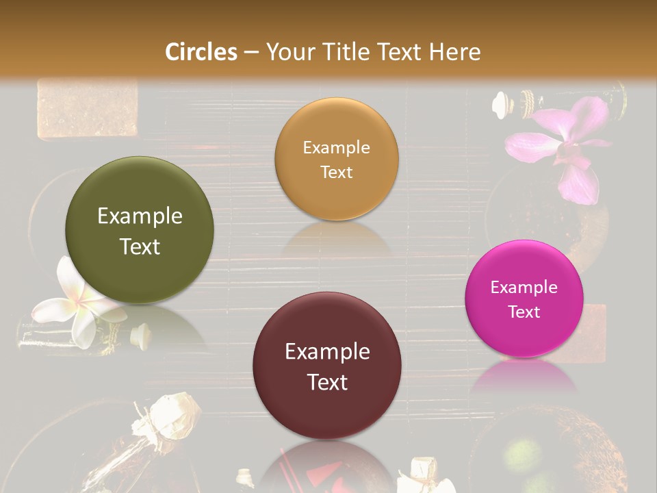 Spice Spa Orchid PowerPoint Template