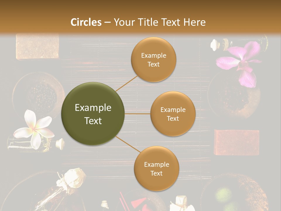 Spice Spa Orchid PowerPoint Template