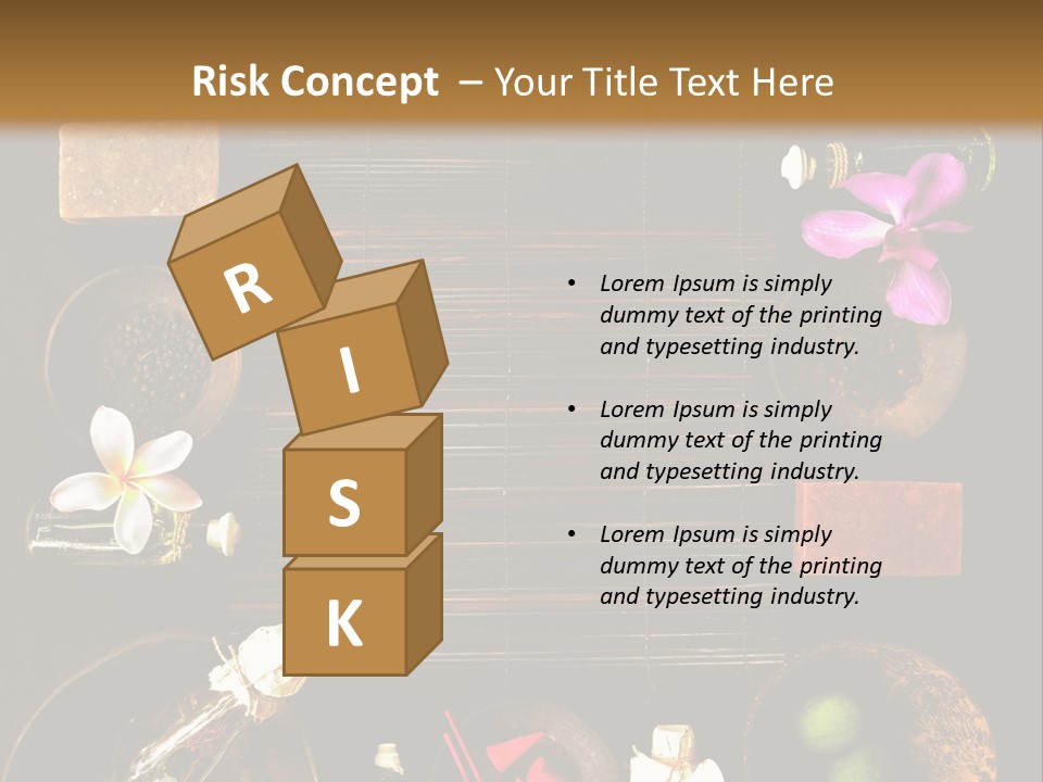 Spice Spa Orchid PowerPoint Template