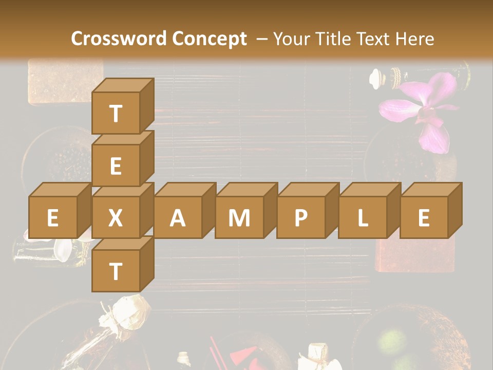 Spice Spa Orchid PowerPoint Template