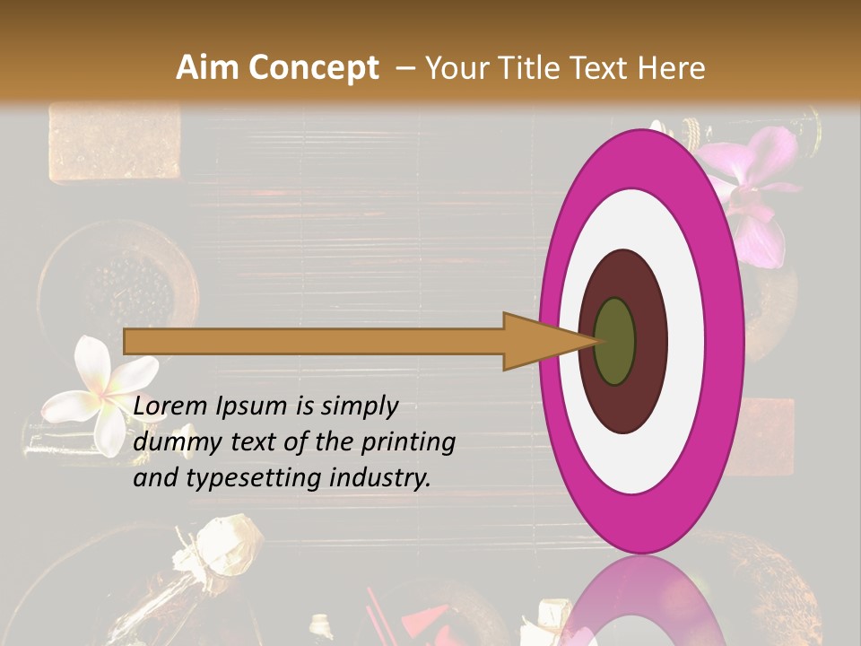 Spice Spa Orchid PowerPoint Template