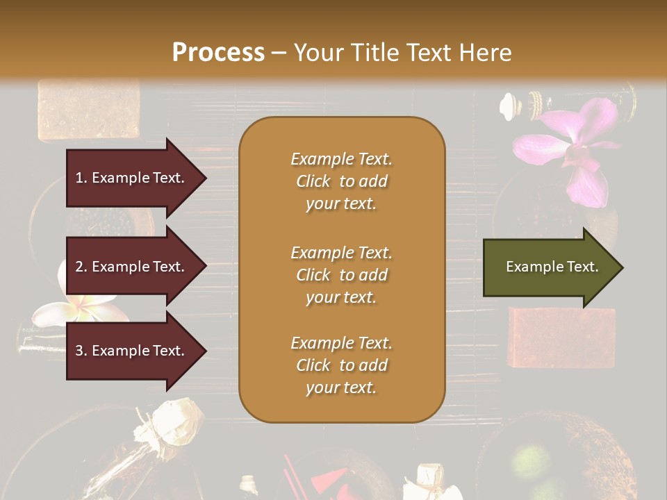 Spice Spa Orchid PowerPoint Template