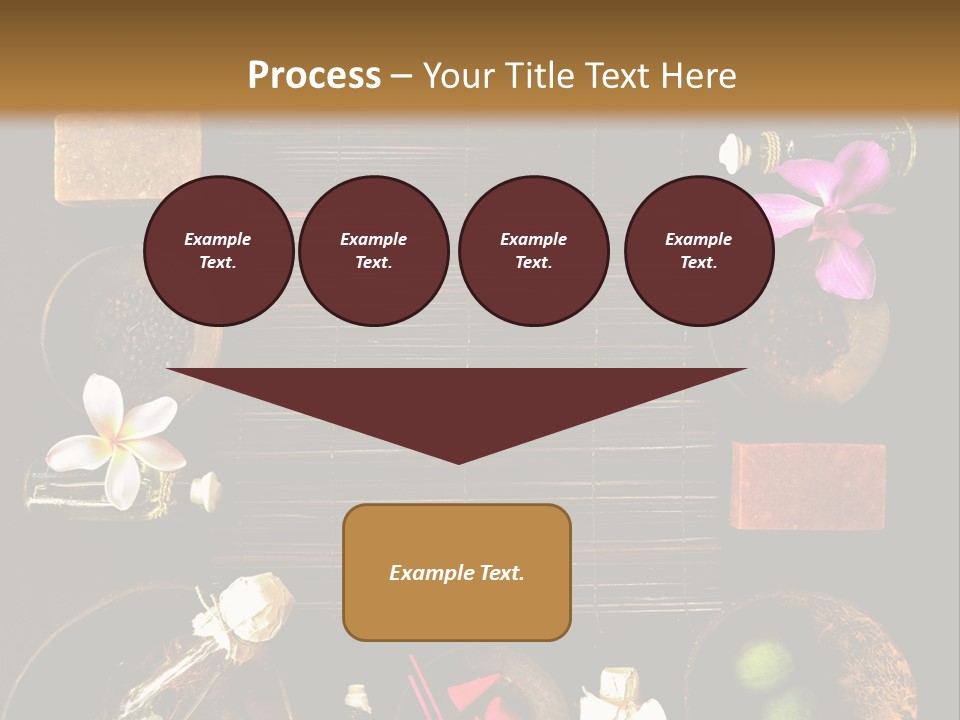 Spice Spa Orchid PowerPoint Template