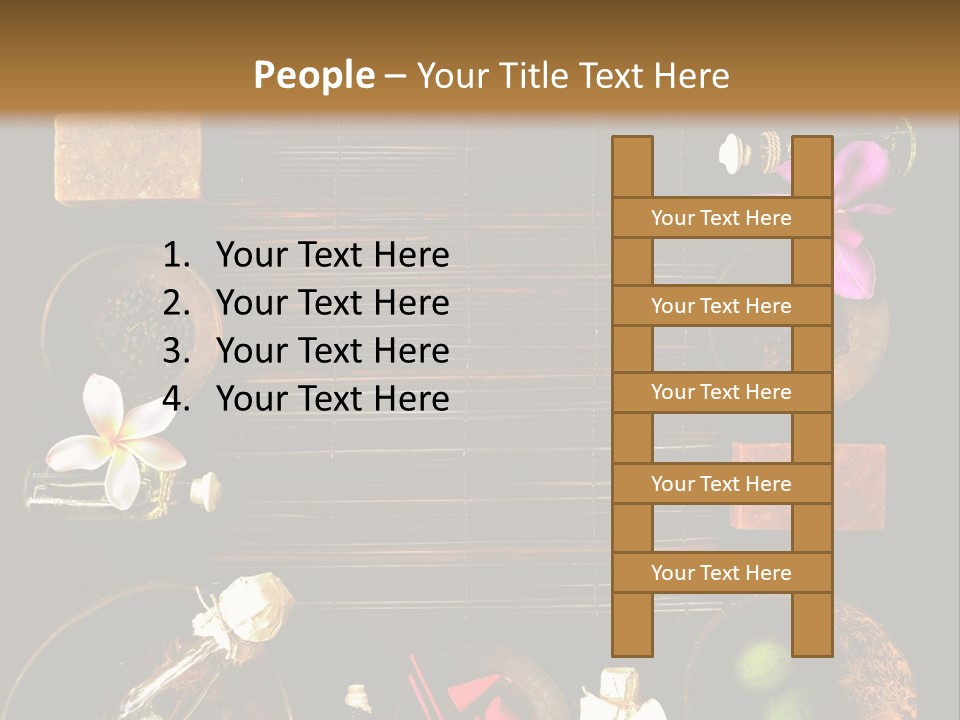 Spice Spa Orchid PowerPoint Template