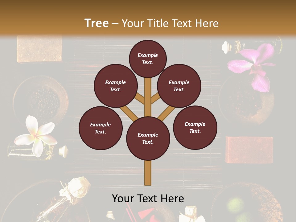 Spice Spa Orchid PowerPoint Template